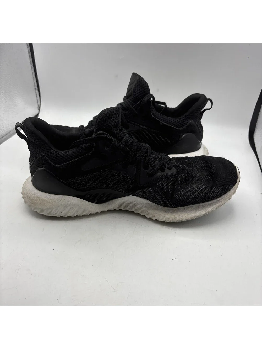 Adidas AlphaBounce Shoes Men's Size 10.5 Black Running Continental